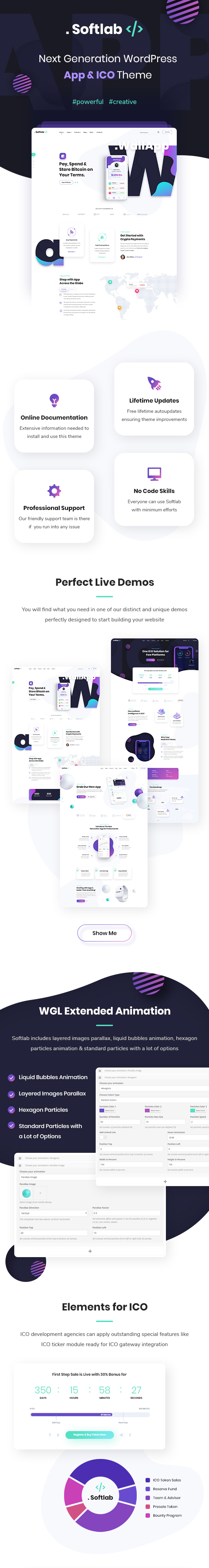 Softlab - Startup and App WordPress Theme - 1